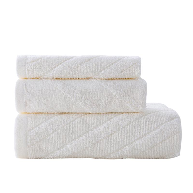3 Pcs Breathable Absorbent Bathroom Beach Bath Sheet Face Towel Square Towel Set P9YB, Mw