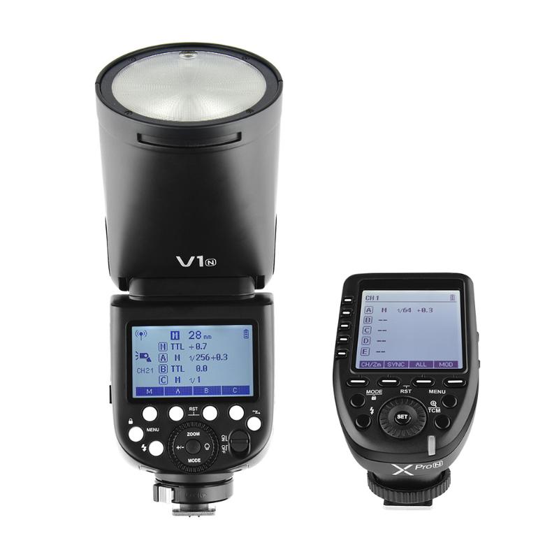 Godox V1N Camera Flash Speedlite Speedlight Round Head Wireless 2.4G Fresnel Zoom for Camcorder+Xpro-N i-TTL Flash Trigger
Godox V1N Camera Flash Speedlite Speedlight Round Head Wireless 2.4G Fresnel Zoom for Camcorder+Xpro-N i-TTL Flash Trigger