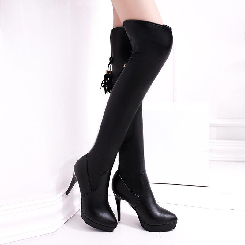 High Heel Platform Boots Women Shoes 2020 Knee High Stiletto Heel Boots Winter Sexy Pointed Toe Black Thigh Women
High Heel Platform Boots Women Shoes 2020 Knee High Stiletto Heel Boots Winter Sexy Pointed Toe Black Thigh Women