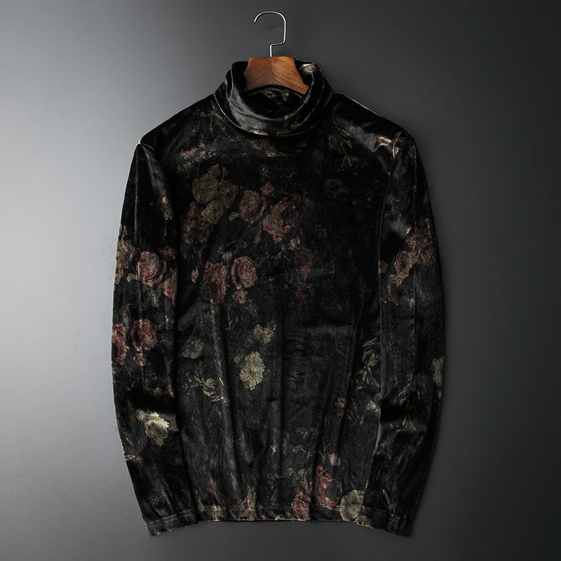 Men's Top Quality Suede Wool T-shirt Homme Plant Gold Printing Black Male 2021 Vintage Ctw5
Men's Top Quality Suede Wool T-shirt Homme Plant Gold Printing Black Male 2021 Vintage Ctw5