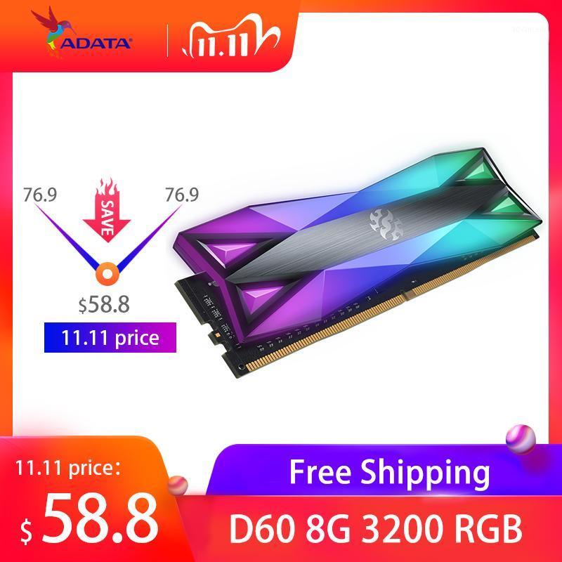 

ADATA XPG D60 RGB PC Desktop Memory RAM Memoria Module 8GB16GB 2X8GB DDR4 PC4 3200Mhz 3000MHZ 2666MHZ DIMM 2666 3000 3600 MHZ1