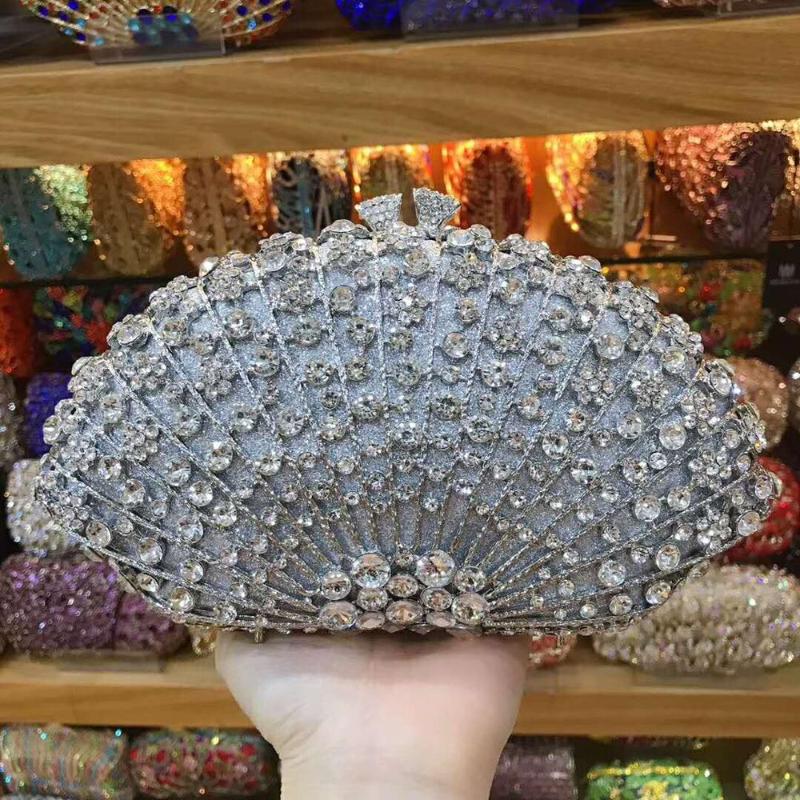 XIYUAN Bridal wedding party purses elegant purse women fashion evening party handbag wallet luxury diamonds crystal clutches, Color same picture
XIYUAN Bridal wedding party purses elegant purse women fashion evening party handbag wallet luxury diamonds crystal clutches, Color same picture
