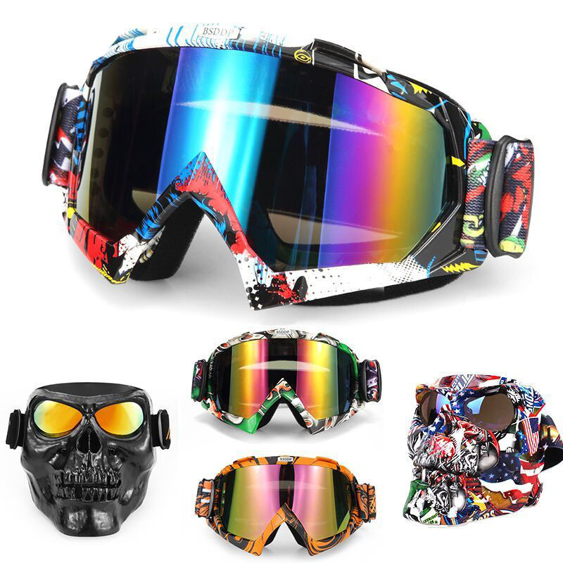 Men Women Ski Eyewear Snowboard Snowmobile Skiing Goggles Windproof Cycling Tactical Glasses Skull Ghost Halloween Faceshield 201022
Men Women Ski Eyewear Snowboard Snowmobile Skiing Goggles Windproof Cycling Tactical Glasses Skull Ghost Halloween Faceshield 201022