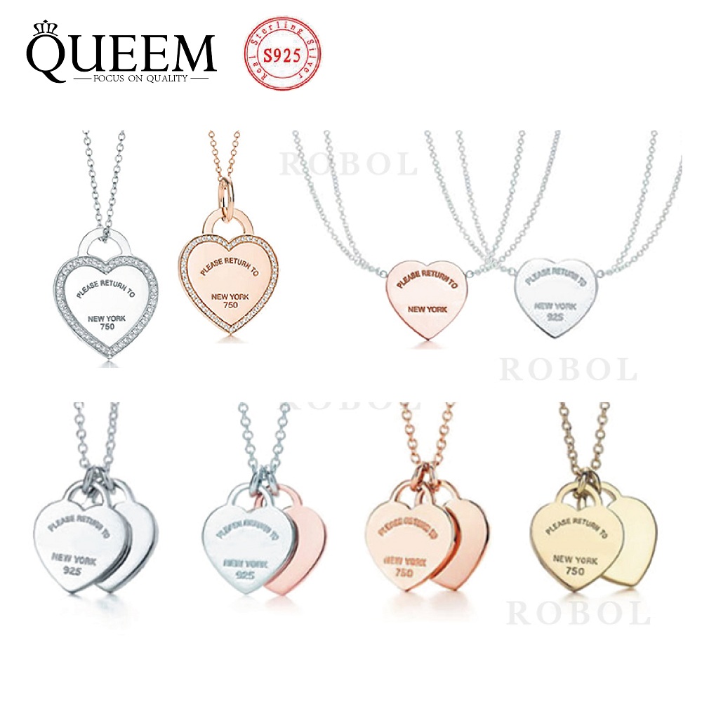 tiff Classic Love Fashion Pendant Necklaces For Women Girls Wedding Birthday Gift Necklace Original LOGO 925 silver Tiff pendant necklace
tiff Classic Love Fashion Pendant Necklaces For Women Girls Wedding Birthday Gift Necklace Original LOGO 925 silver Tiff pendant necklace