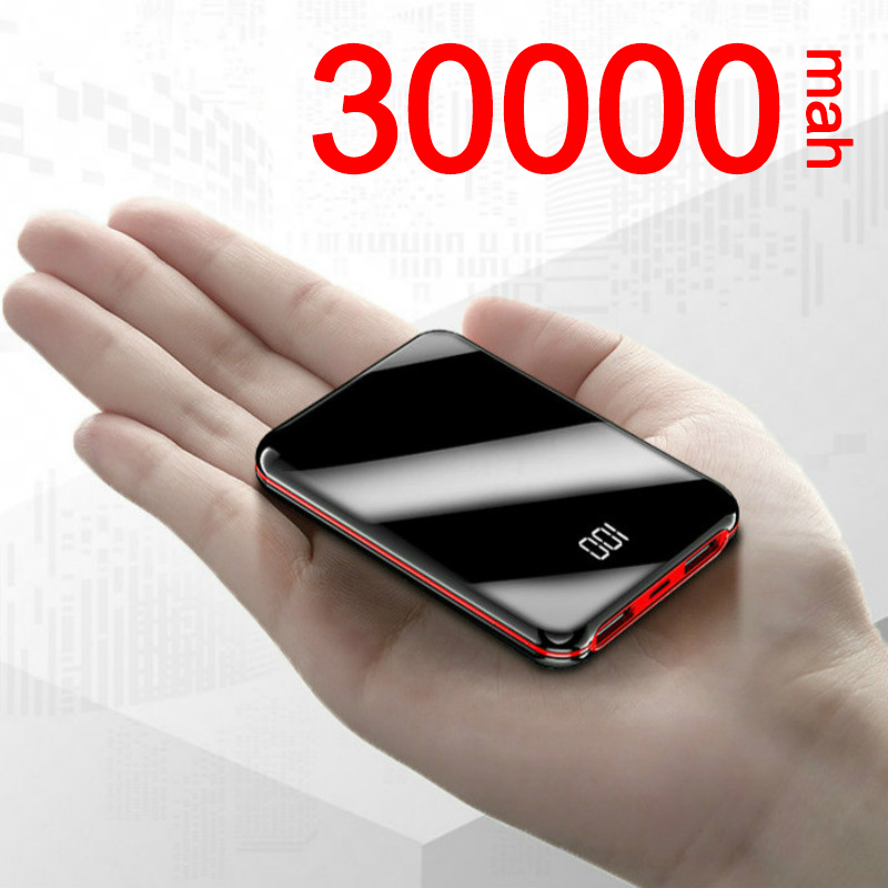 30000mAh Power Bank Mini Portable Charger for Xiaomi Samsung Iphone Double USB Outdoor Emergency External Battery Powerbank
30000mAh Power Bank Mini Portable Charger for Xiaomi Samsung Iphone Double USB Outdoor Emergency External Battery Powerbank