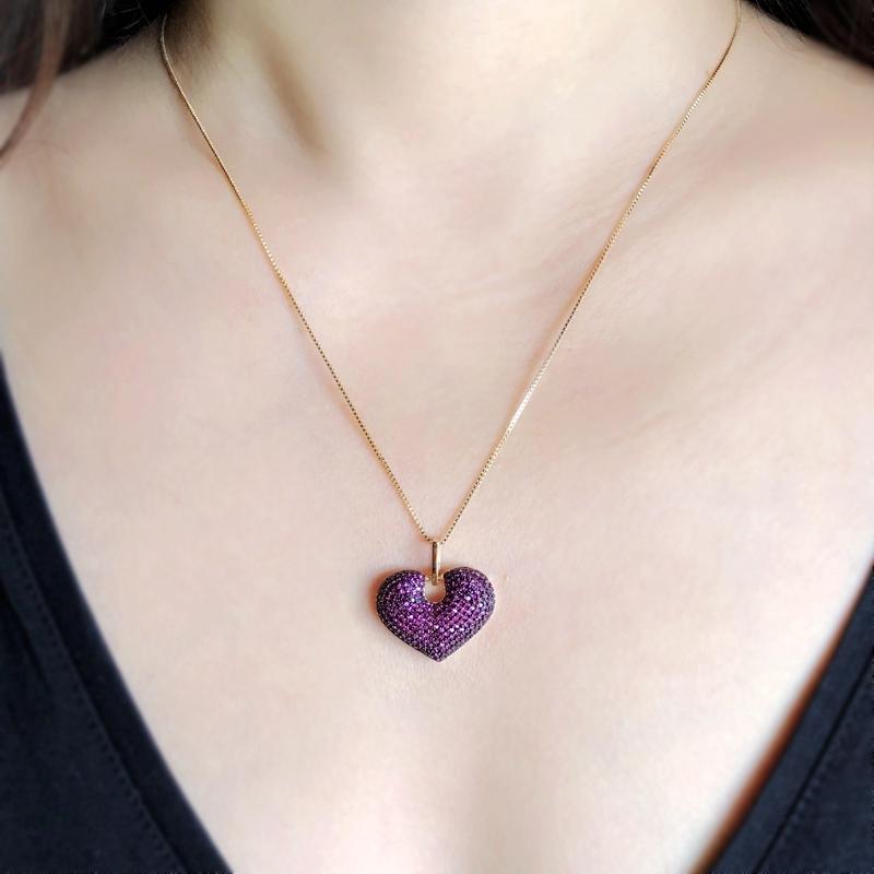 High Quality Zircon Lovely Heart Shape Pendant Necklace For Women Gold Silver Color Chain Charms boho Party Trendy Jewelry 2020
High Quality Zircon Lovely Heart Shape Pendant Necklace For Women Gold Silver Color Chain Charms boho Party Trendy Jewelry 2020