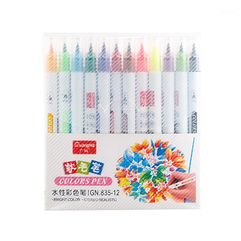 12Colors Bright Color Brush Pen Highlighter Fluorescent art Marker Pen Stereo Realistic For Greeting Card Diy Poster Painting1
12Colors Bright Color Brush Pen Highlighter Fluorescent art Marker Pen Stereo Realistic For Greeting Card Diy Poster Painting1