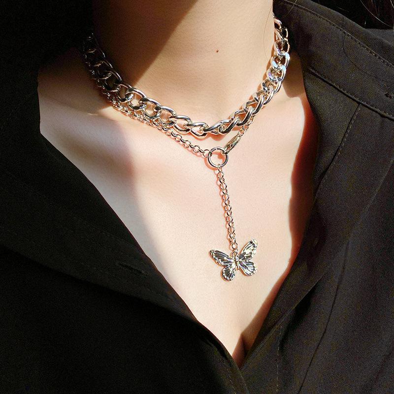 Fashion Butterfly Choker Chunky Necklace Women Chockers Jewelry Gifts Riverdale Gold Chain Collares Groot Gothic Collier Femme
Fashion Butterfly Choker Chunky Necklace Women Chockers Jewelry Gifts Riverdale Gold Chain Collares Groot Gothic Collier Femme