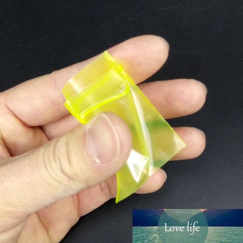 100pcs Thick Transparent Small Plastic Bags Baggies Zip Zipped Lock Reclosable Clear Poly Bag Food Storage Bag