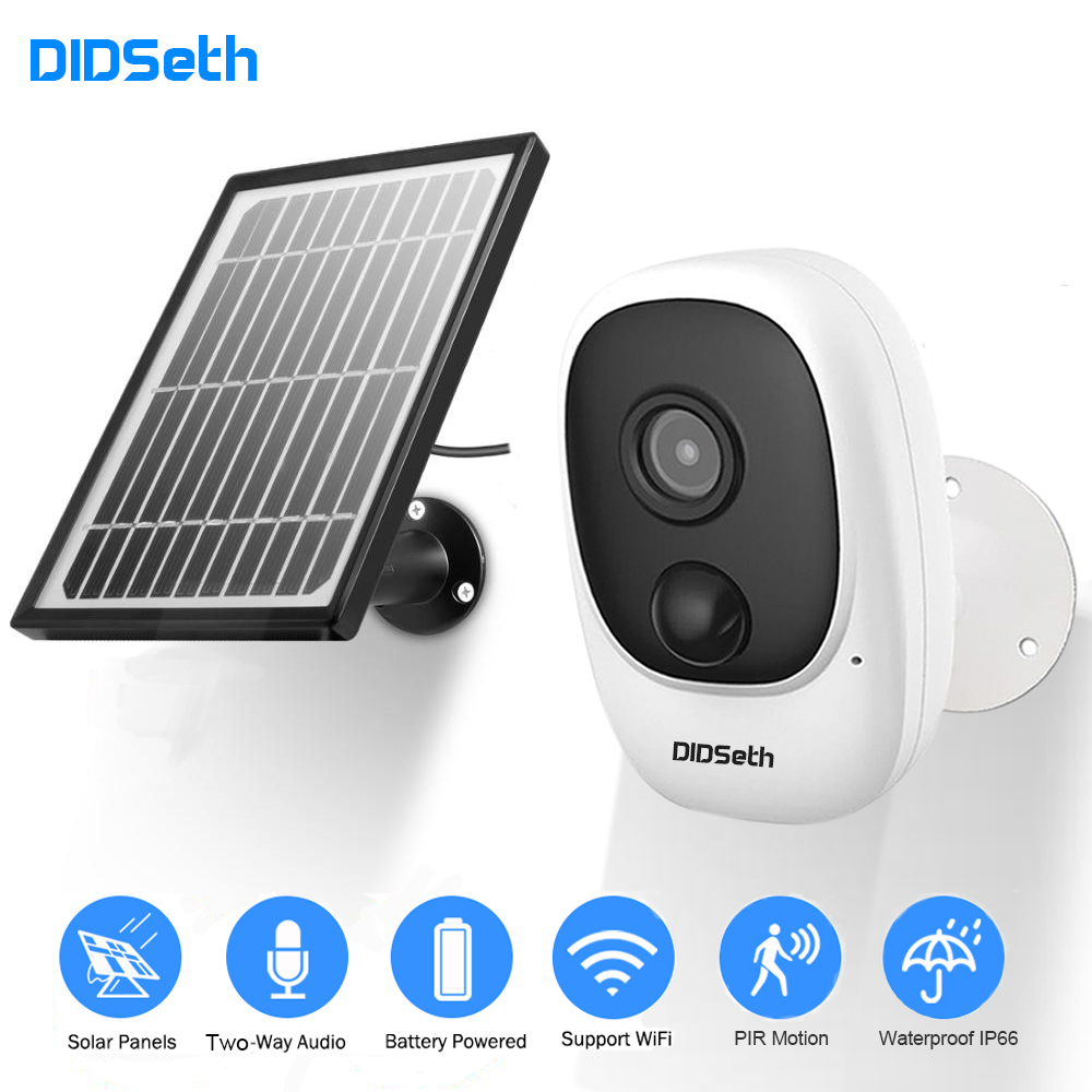 1080P Rechargeable Battery Powered IP Camera Solar Power Charging 1080P HD Outdoor Wireless Security WiFi Camera
1080P Rechargeable Battery Powered IP Camera Solar Power Charging 1080P HD Outdoor Wireless Security WiFi Camera