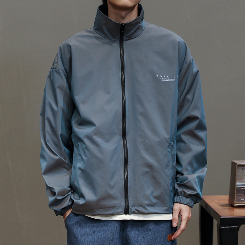 The spring of the gradient coat male han edition loose tooling handsome personality 201118