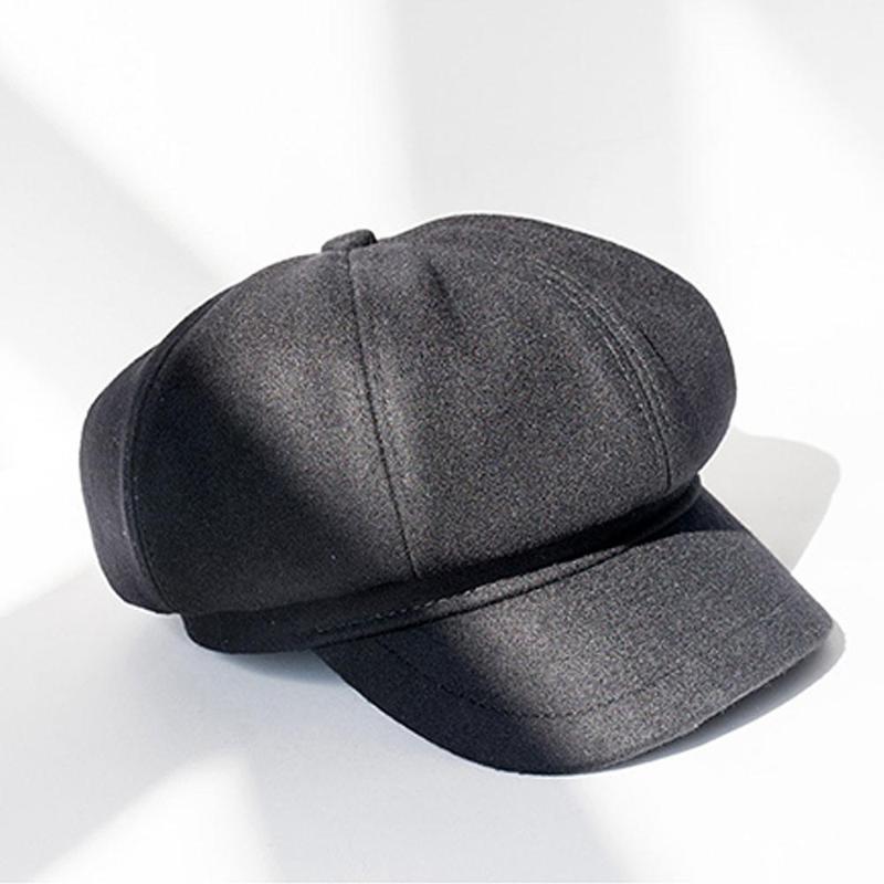 Solid Plain Octagonal Newsboy Cap Autumn Winter Hats for Women Men Ladies Casual Wool Hat Winter Beret Women Painter Cap, Black
Solid Plain Octagonal Newsboy Cap Autumn Winter Hats for Women Men Ladies Casual Wool Hat Winter Beret Women Painter Cap, Black