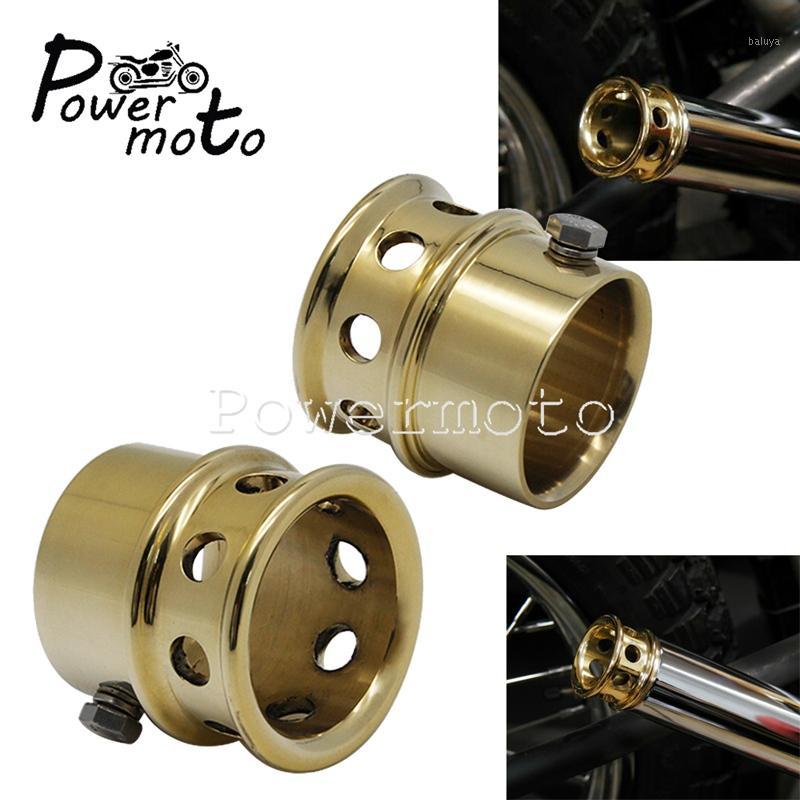 2Pcs For Cafe Racer Vintage Solid Brass Edge Drilled Exhaust Tip Universal 2" 2.25" 2.5" 1-3/4" Chopper1
2Pcs For Cafe Racer Vintage Solid Brass Edge Drilled Exhaust Tip Universal 2" 2.25" 2.5" 1-3/4" Chopper1
