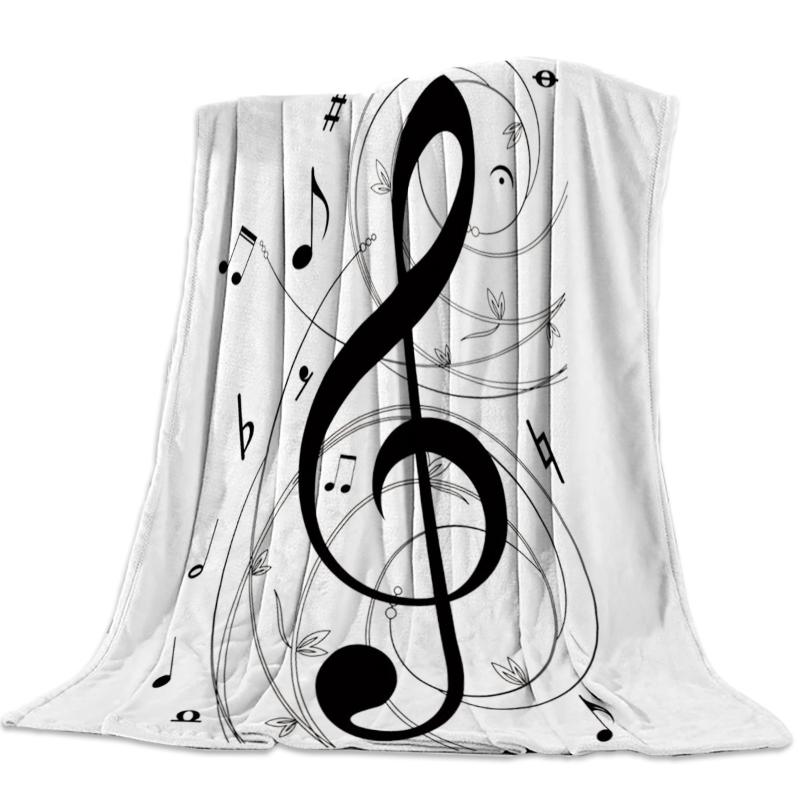 Musical Note Black White Flannel Blanket for Bed Sofa Portable Soft Fleece Throw Funny Plush Bedspreads
Musical Note Black White Flannel Blanket for Bed Sofa Portable Soft Fleece Throw Funny Plush Bedspreads
