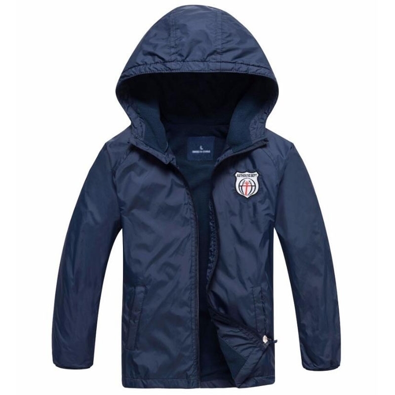 Spring Autumn Children's Jacket Boys Outerwear Girl Polar Fleece Hoodie Fashion Top Coat For 3-12 Year kid jacket 2 colors 201106, Dark blue
Spring Autumn Children's Jacket Boys Outerwear Girl Polar Fleece Hoodie Fashion Top Coat For 3-12 Year kid jacket 2 colors 201106, Dark blue