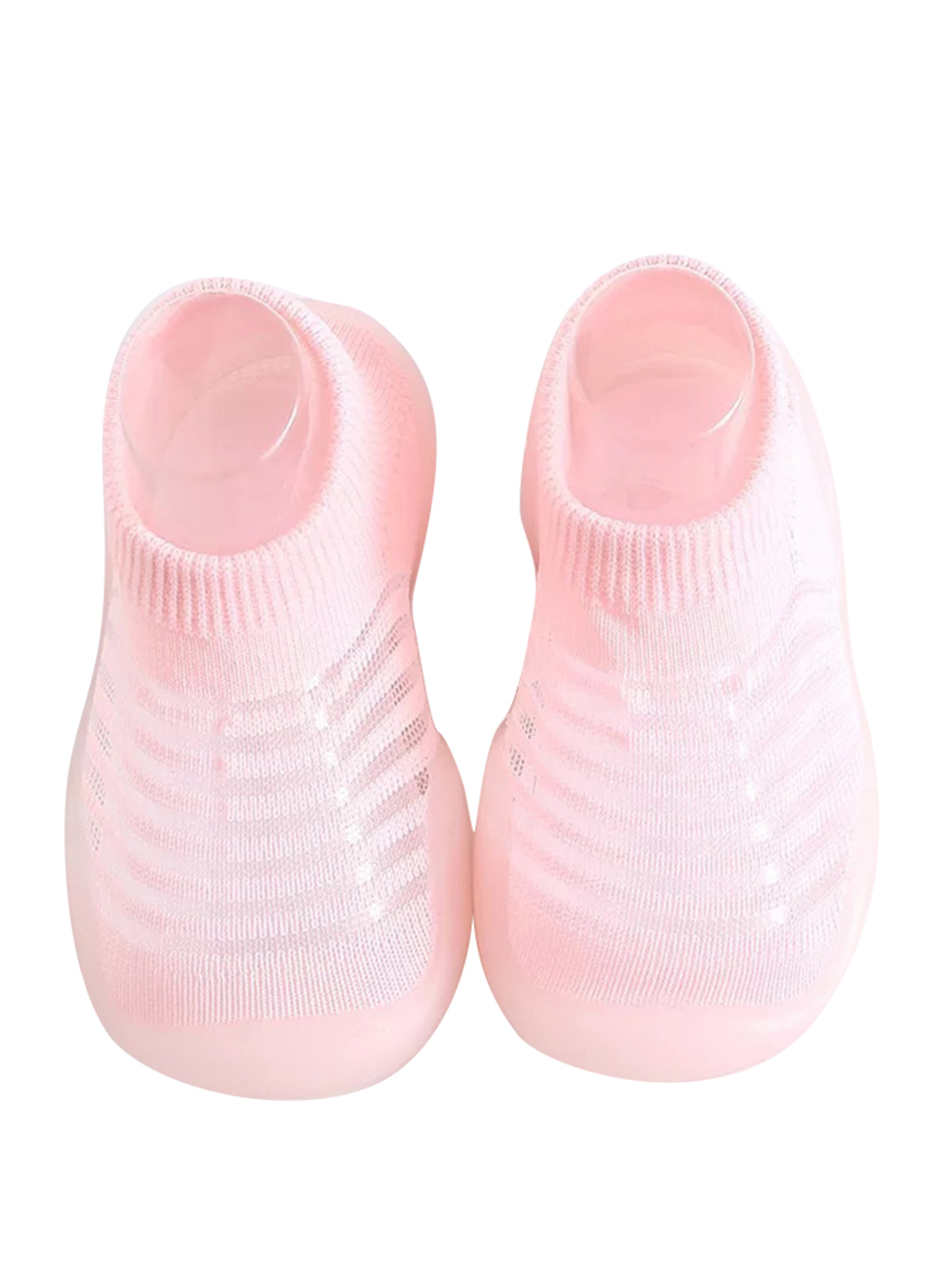 Toddler baby rubber sole shoes, breathable hollow mesh socks forerunner shoes, comfortable breathable shock absorption LJ201214