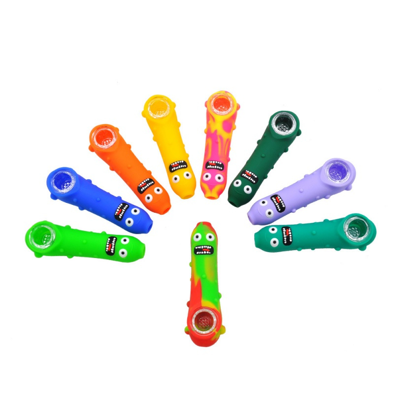 Colorful Silicone Smoking Pipes food grade silica gel 6 inches portable Silicones Hand Mini Tobacco Pipe
Colorful Silicone Smoking Pipes food grade silica gel 6 inches portable Silicones Hand Mini Tobacco Pipe