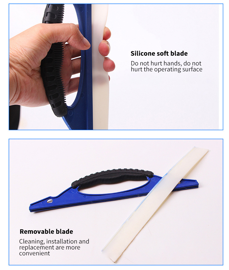 1PC Car Board Cars Window Wash Clean Wiper Squeegee Drying Blade Cleaner Shower Kits Plastic Silicone