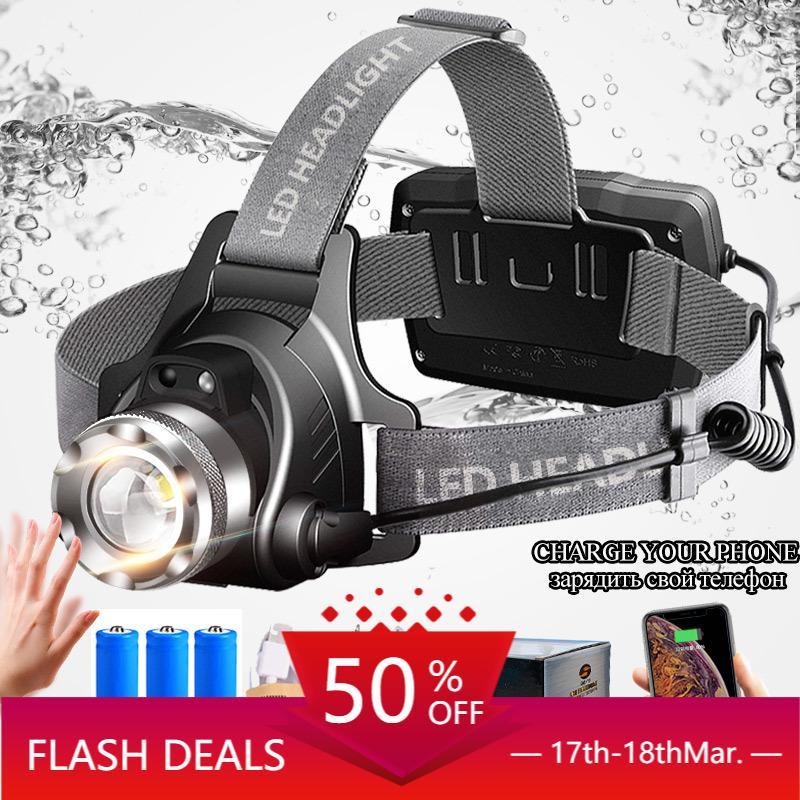 LIGHTBEK Infrared Sensor LED Headlamp Rechargeable Zoomable Rotation Light Head Torch Cree XML-T6 L2 Headlight Hiking Camping1
LIGHTBEK Infrared Sensor LED Headlamp Rechargeable Zoomable Rotation Light Head Torch Cree XML-T6 L2 Headlight Hiking Camping1