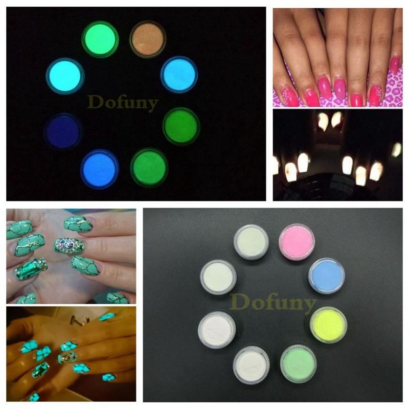 8 Colors To Choose Luminous Powder Nail Glitter Glow in the dark Decoration Nail Ornament Fluorescence Powder Pigment
8 Colors To Choose Luminous Powder Nail Glitter Glow in the dark Decoration Nail Ornament Fluorescence Powder Pigment