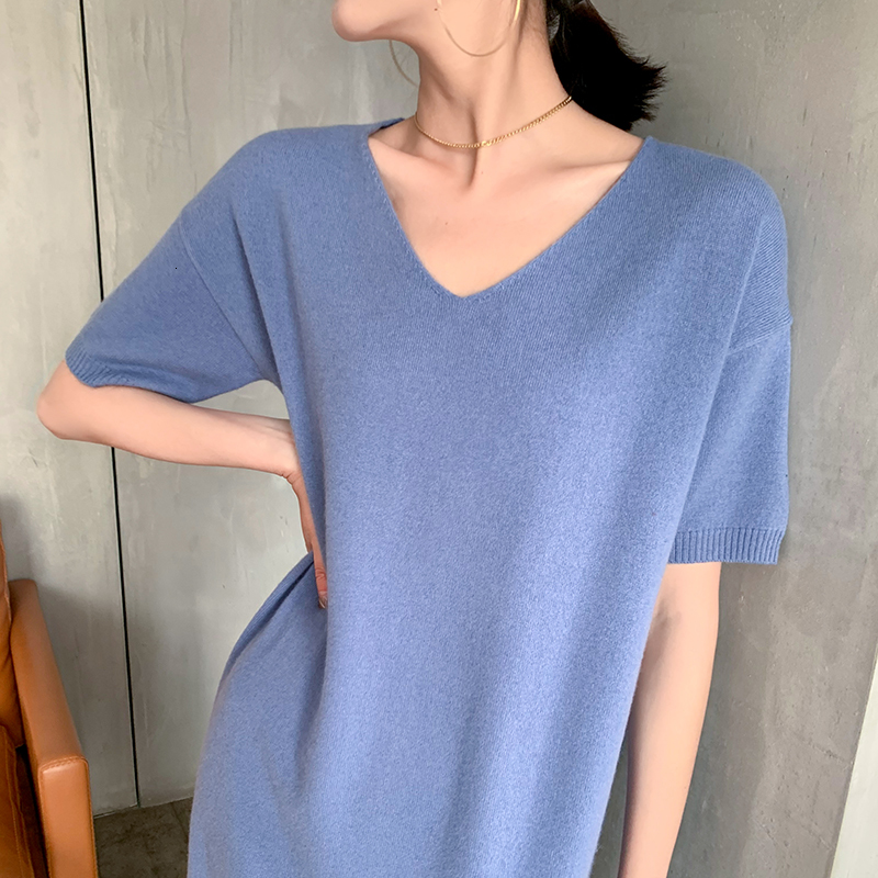 2021 New Winter Autumn Women 100% Pure Merino Wool Knitting Jumpers Long-style Loose Vneck Short-sleeve Es Female Clothes 392a, Gray
2021 New Winter Autumn Women 100% Pure Merino Wool Knitting Jumpers Long-style Loose Vneck Short-sleeve Es Female Clothes 392a, Gray