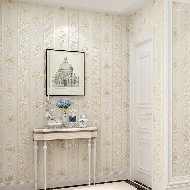 TV backHigh quality warm pink vertical stripes wallpaper living room bedroom 3D European pastoral flower non-woven wall papers1, Rice white 819091
TV backHigh quality warm pink vertical stripes wallpaper living room bedroom 3D European pastoral flower non-woven wall papers1, Rice white 819091