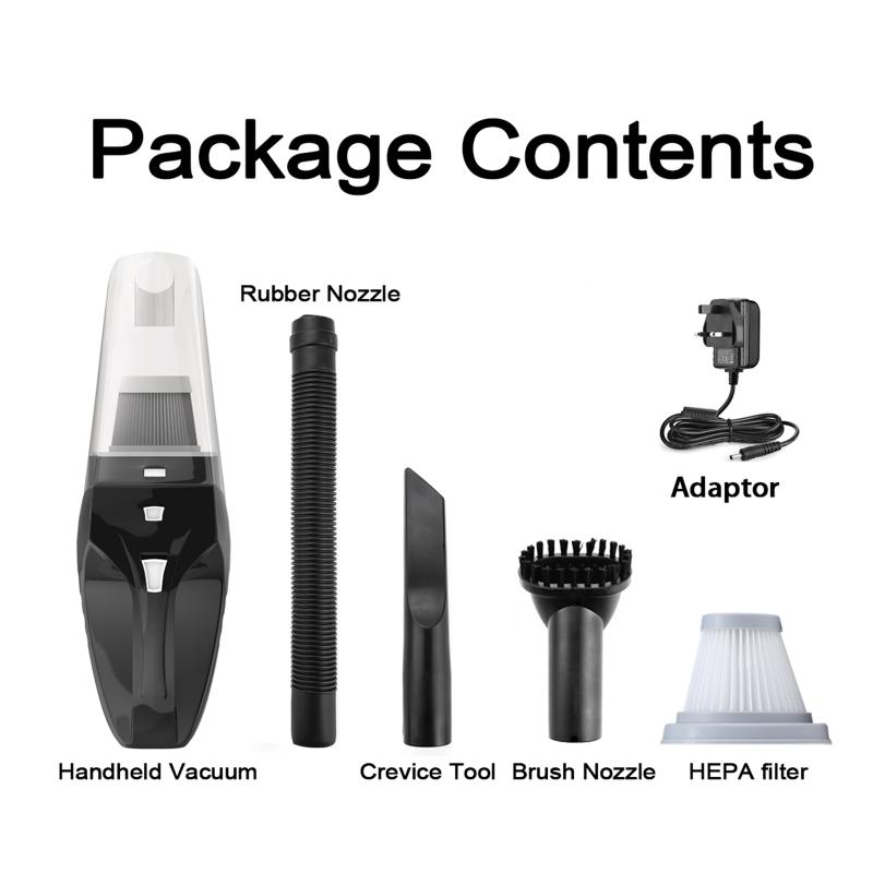 for Car Home Pet Hair 120W Handheld Vacuum Cordless Powerful Cyclone Suction Portable Rechargeable Vacuum Cleaner Quick Charge
for Car Home Pet Hair 120W Handheld Vacuum Cordless Powerful Cyclone Suction Portable Rechargeable Vacuum Cleaner Quick Charge