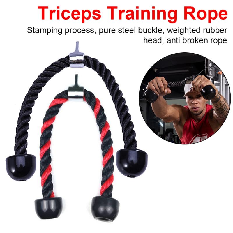 Triceps Rope Fitness Equipment Nylon Drawstring Biceps Triceps Back shoulder Exercise For Home Gym Pulldown Strength Trainning
Triceps Rope Fitness Equipment Nylon Drawstring Biceps Triceps Back shoulder Exercise For Home Gym Pulldown Strength Trainning