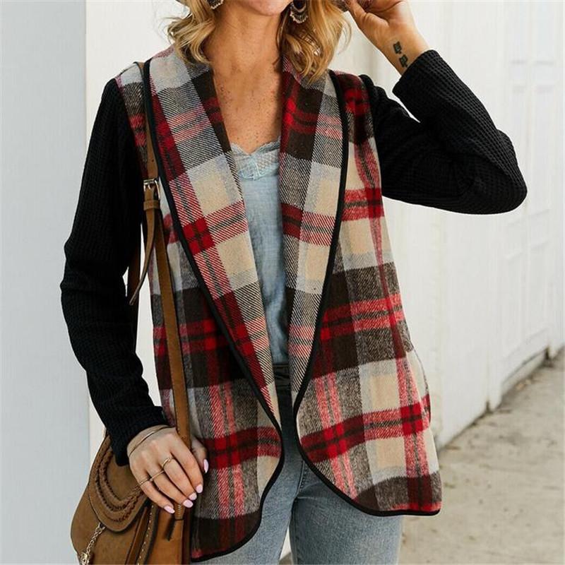 Hot Women' Jackets New Fashion Plaid Printed Loose Cardigan Casual Coats Female Autumn Long Sleeves Outwear Ladies' Costume Hot, As photo show
Hot Women' Jackets New Fashion Plaid Printed Loose Cardigan Casual Coats Female Autumn Long Sleeves Outwear Ladies' Costume Hot, As photo show