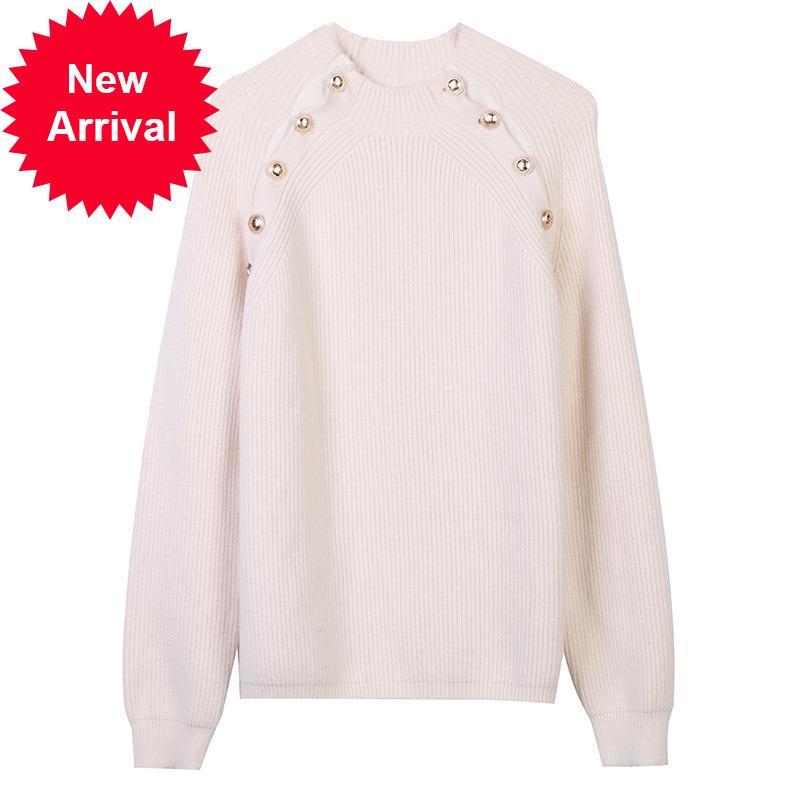 2021 New Autumn Design Brand New Products in Women's Europe with Long Sleeves Around the Neck Beige, Thick Knitted Shirt 0wy5, Ivory.
2021 New Autumn Design Brand New Products in Women's Europe with Long Sleeves Around the Neck Beige, Thick Knitted Shirt 0wy5, Ivory.