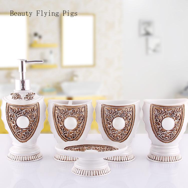 5Pcs/set bathroom five-piece wedding high-end wash suit wedding bathroom supplies kit creative couple mouth cup resin set1
5Pcs/set bathroom five-piece wedding high-end wash suit wedding bathroom supplies kit creative couple mouth cup resin set1