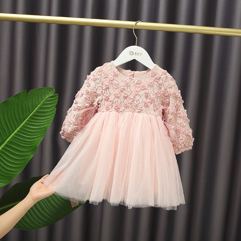 2021 New Autumn Winter Flowers Embroidery Clothes Lantern Sleeve Girls Birthday Party for 0-5 Yrs 7cgi, Pink
2021 New Autumn Winter Flowers Embroidery Clothes Lantern Sleeve Girls Birthday Party for 0-5 Yrs 7cgi, Pink