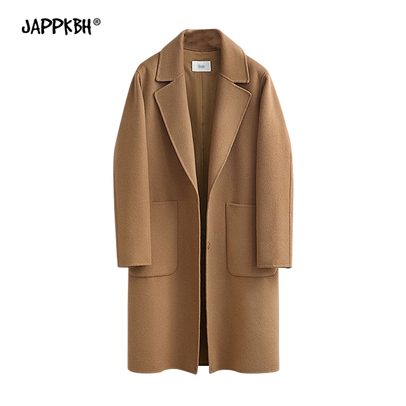 Autumn Winter Coat Women Casual Plus Size Long Sleeve Thick Jackets Female Vintage Loose Warm Wool Coat Casaco Feminino 5XL 201104, Camel
Autumn Winter Coat Women Casual Plus Size Long Sleeve Thick Jackets Female Vintage Loose Warm Wool Coat Casaco Feminino 5XL 201104, Camel