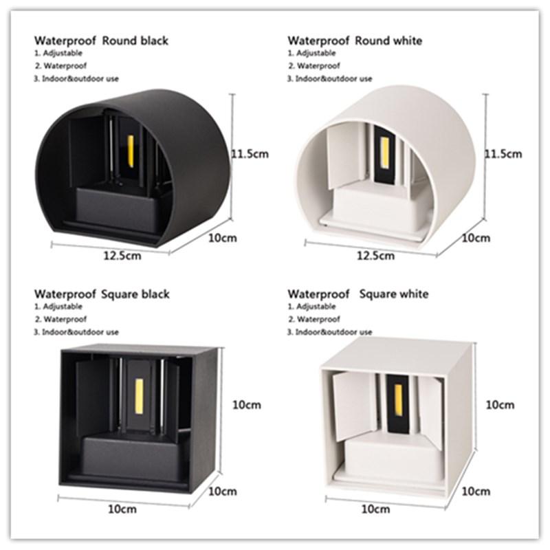 12W IP65 LED waterproof wall lamps indoor and outdoor adjustable wall light courtyard porch corridor bedroom sconce
12W IP65 LED waterproof wall lamps indoor and outdoor adjustable wall light courtyard porch corridor bedroom sconce