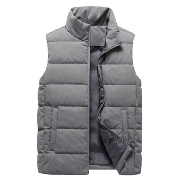 2020 new vest men's winter Korean style trendy stand-up collar down padded padded vest warm vest jacket, Black
2020 new vest men's winter Korean style trendy stand-up collar down padded padded vest warm vest jacket, Black