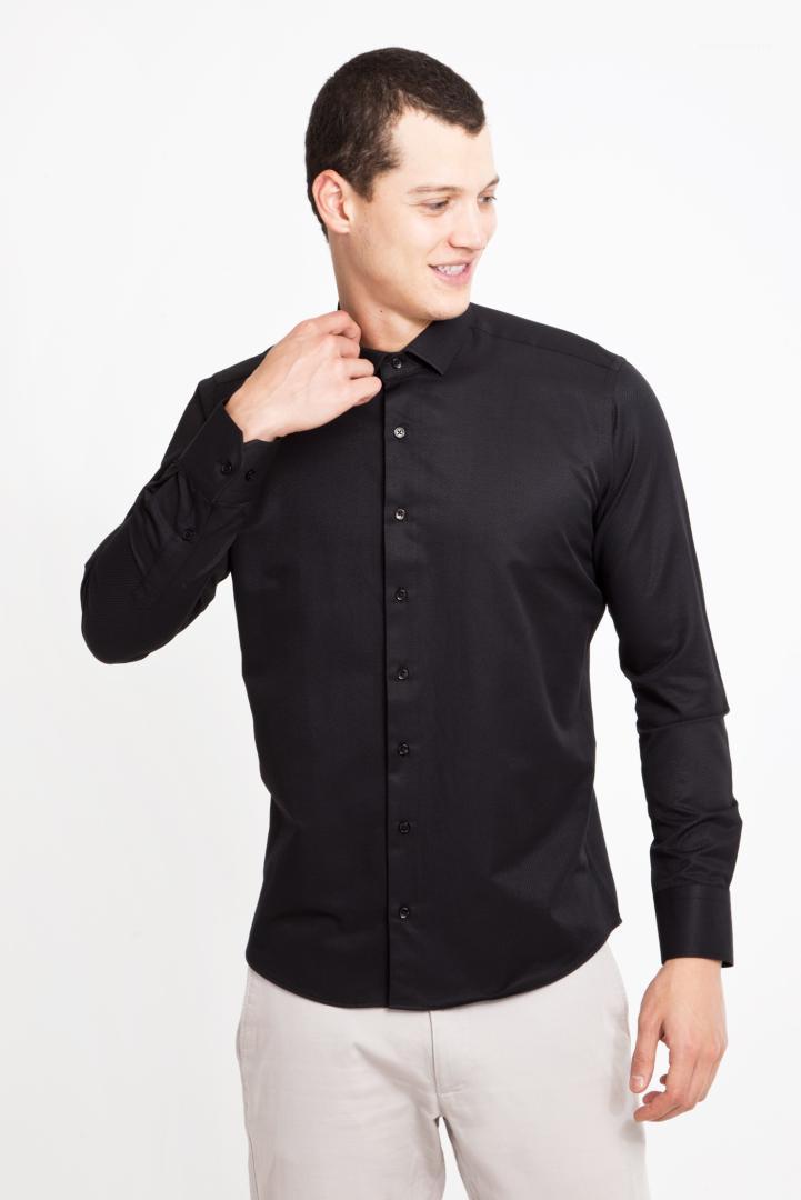 Kigili Menswear Black Long Sleeve Plaid High Quality Slim Fit Spread Collar Made in Turkey1
Kigili Menswear Black Long Sleeve Plaid High Quality Slim Fit Spread Collar Made in Turkey1