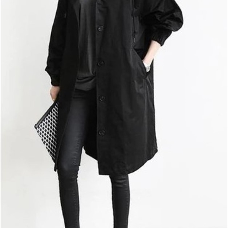 Sport Sashes Office Chic Women's Windbreaker Jacket Street Fashion New Abrigo Mujer Casual Hooded Casual Autumn Long Polyester LJ201128