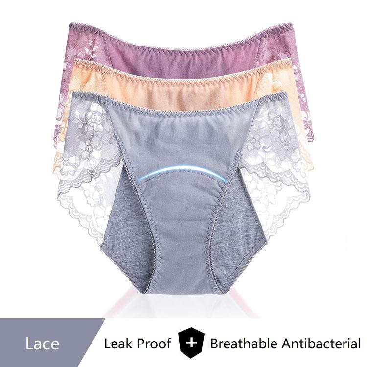 Menstrual Panties Leak Proof Women's Physiological Underwear Waterproof Plus Size Cotton High Waist Warm Lace Female Briefs, Black
Menstrual Panties Leak Proof Women's Physiological Underwear Waterproof Plus Size Cotton High Waist Warm Lace Female Briefs, Black