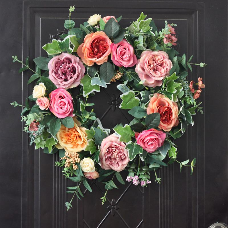 Wedding Decoration Rattan Wreath Metal Hoop Wreath Decor Floral Hoop Christmas Easter Decor for Home Hanging Artificial Flower
Wedding Decoration Rattan Wreath Metal Hoop Wreath Decor Floral Hoop Christmas Easter Decor for Home Hanging Artificial Flower