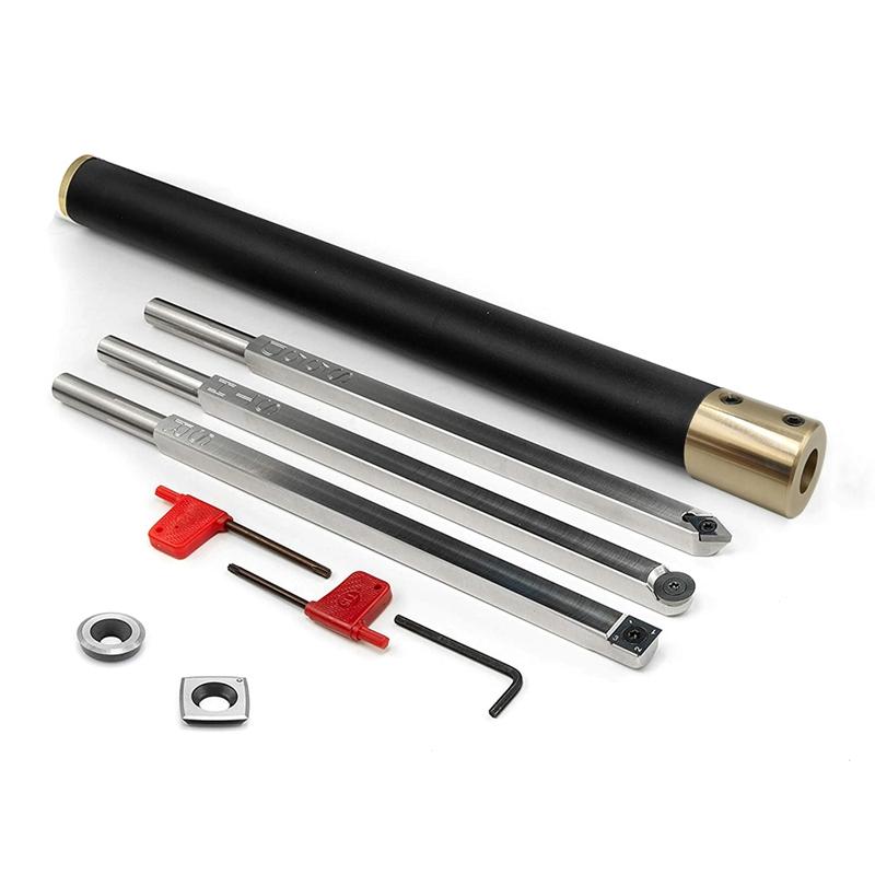 3 Tool Set for Turning Wood and 17inch Interchangeable Handle Plus Additional Negative Rake Replacement Cutter for Resin
3 Tool Set for Turning Wood and 17inch Interchangeable Handle Plus Additional Negative Rake Replacement Cutter for Resin