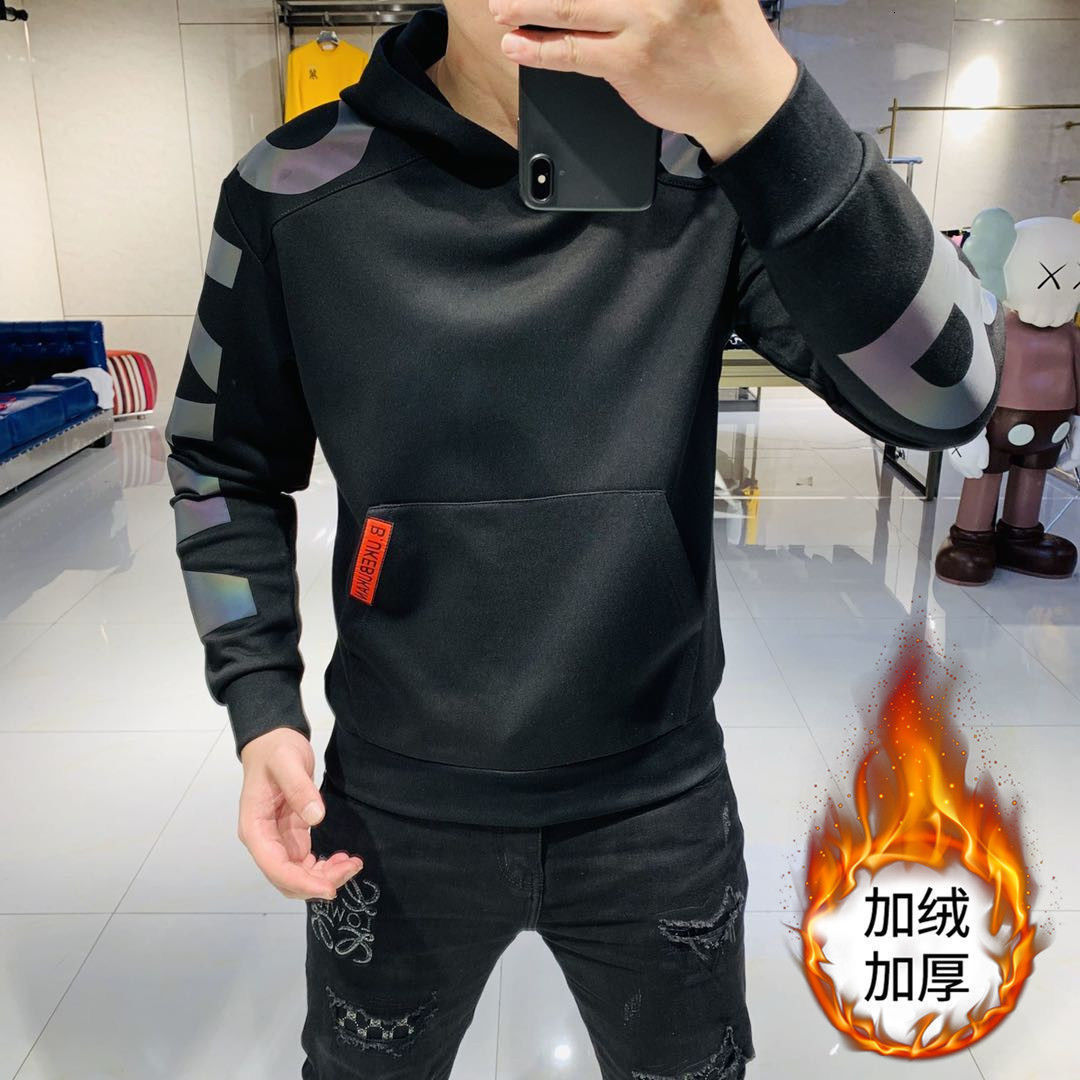 2021 High quality Autumn Winter in Addition to Velvet Letter Printing Thin Trend with Hoodie Man-sized Sweater 02FI, White
2021 High quality Autumn Winter in Addition to Velvet Letter Printing Thin Trend with Hoodie Man-sized Sweater 02FI, White