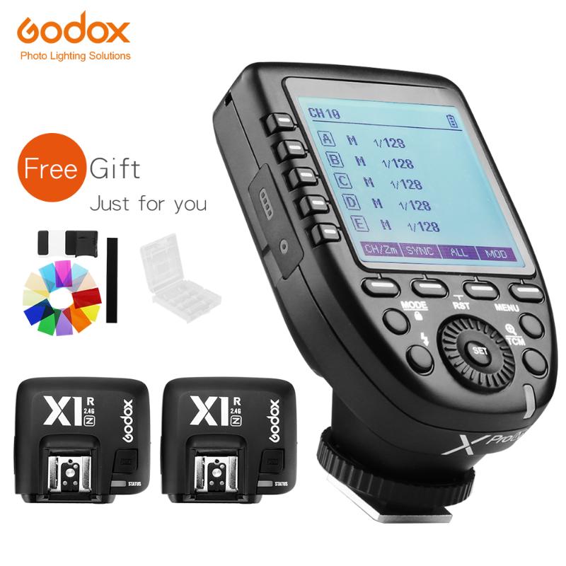 Godox Xpro-N Transmitter with 2pcs X1R-N ReceiverL 1/8000s HSS High Speed Sync 2.4G Wireless Flash Trigger for Cameras
Godox Xpro-N Transmitter with 2pcs X1R-N ReceiverL 1/8000s HSS High Speed Sync 2.4G Wireless Flash Trigger for Cameras