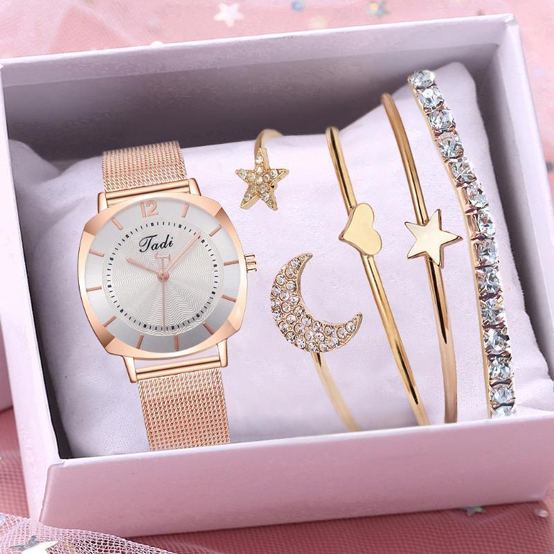 Tadi Brand Women Rose Gold Stainless Steel Mesh Watches Luxury Ladies Quartz Analog Wristwatches Bracelet Set1, White
Tadi Brand Women Rose Gold Stainless Steel Mesh Watches Luxury Ladies Quartz Analog Wristwatches Bracelet Set1, White