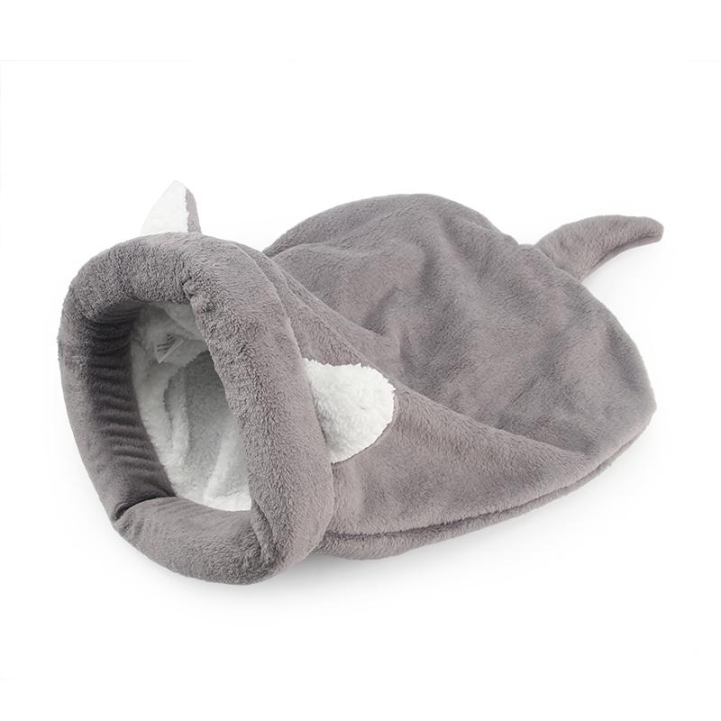 Cute Cat Beds Sleeping Bag Winter Warm Small House For Animals Soft Nest Cushion Pet Sleep
