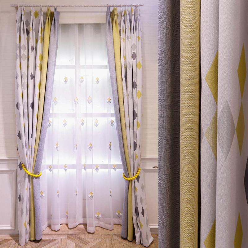 New Cotton and Linen Shade Northern European-StyleShade Cloth New Chinese-Style Mosaic Curtain Curtains for Living Room Bedroom, Tulle
New Cotton and Linen Shade Northern European-StyleShade Cloth New Chinese-Style Mosaic Curtain Curtains for Living Room Bedroom, Tulle