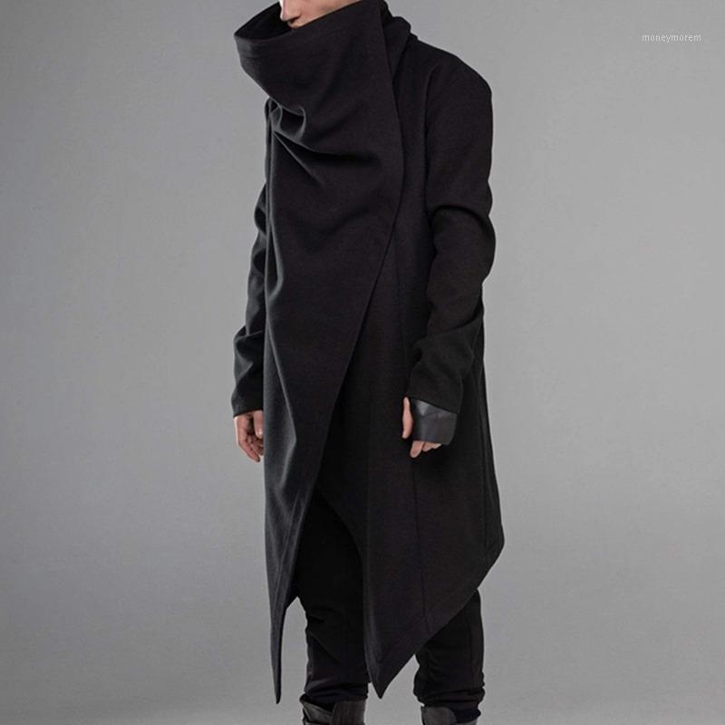 Oloey 2020 Men' Cape Coat Jacket Street Style High Collar Solid Color Long Sleeve Fashion Punk Irregular Windbreaker -5xl1, Black
Oloey 2020 Men' Cape Coat Jacket Street Style High Collar Solid Color Long Sleeve Fashion Punk Irregular Windbreaker -5xl1, Black
