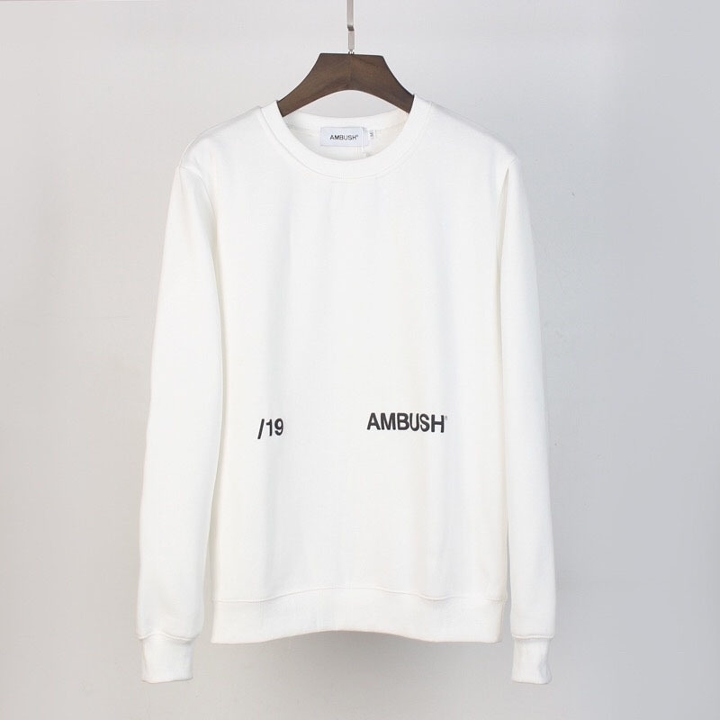 New High Quality Version Ambush Cotton Sweatshirts Men Women Solid Color Crewneck Sweatshirts Oversized Pullovers Men 201021, Black
New High Quality Version Ambush Cotton Sweatshirts Men Women Solid Color Crewneck Sweatshirts Oversized Pullovers Men 201021, Black