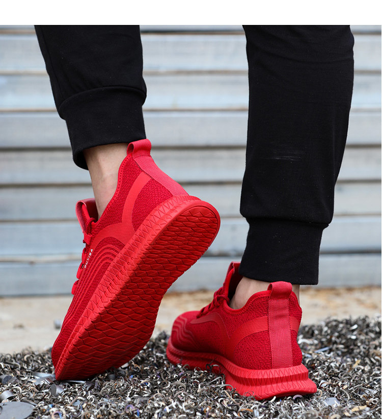 Work Safety Boots Mens Sneakers Breathable Safety Shoes Work Boots Men Puncture-Proof Indestructible Shoes With Steel Toe Shoes LJ200918