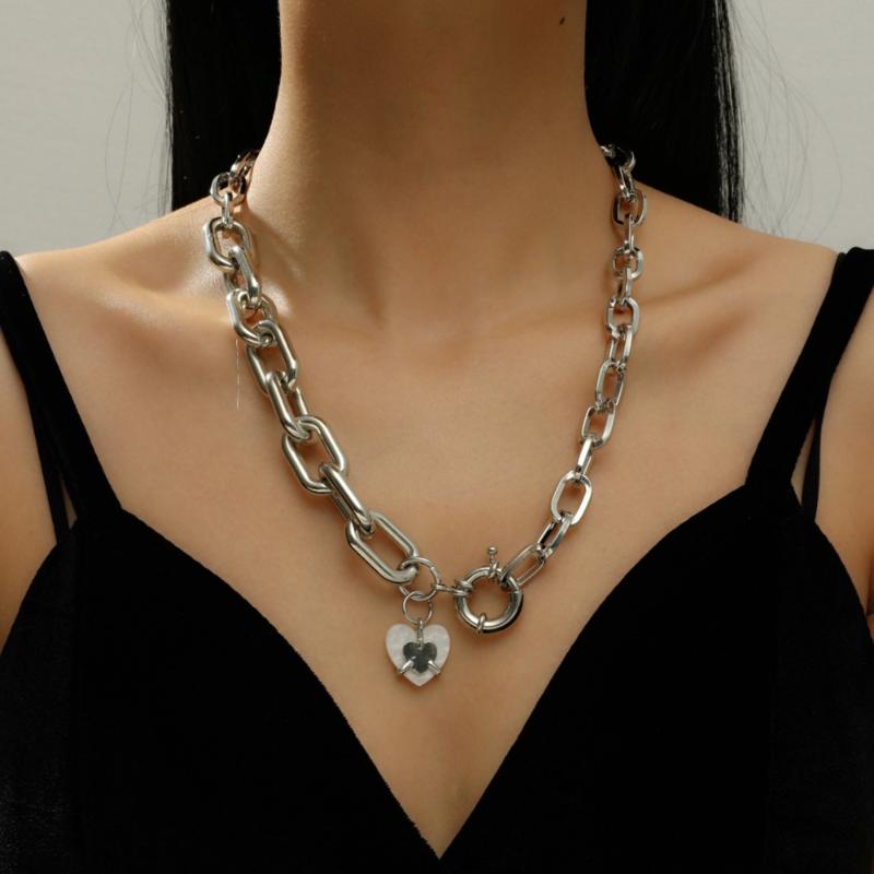 New Punk Layer Chunky Lasso Choker Necklace Collar Statement Open Love Heart Pendant Necklace for Women Jewelry
New Punk Layer Chunky Lasso Choker Necklace Collar Statement Open Love Heart Pendant Necklace for Women Jewelry