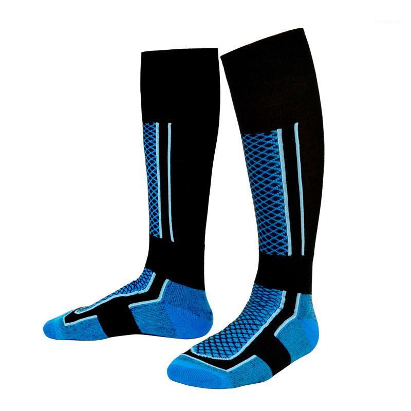 Ski Socks for Men and Women-Thickening Warm Outdoor Sports Stocking for Skiing Hiking Snowboard (Black Blue)1
Ski Socks for Men and Women-Thickening Warm Outdoor Sports Stocking for Skiing Hiking Snowboard (Black Blue)1
